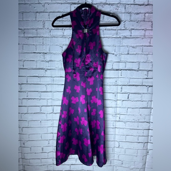 Emporio Armani Dresses & Skirts - Emporio Armani Purple and Pink Midi Dress